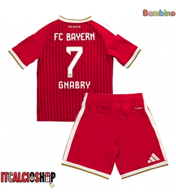 Bayern Munich Serge Gnabry #7 Prima Maglia Bambino 2026-27 Manica Corta (+ Pantaloni corti)